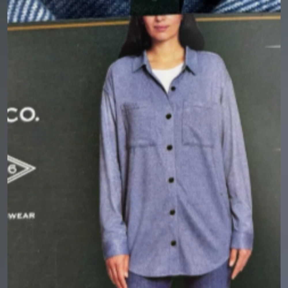G.H.Bass&co ladies cozy flannel shirt